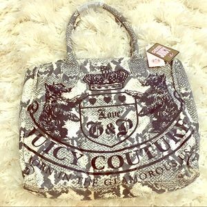 Juicy couture snakeskin bag